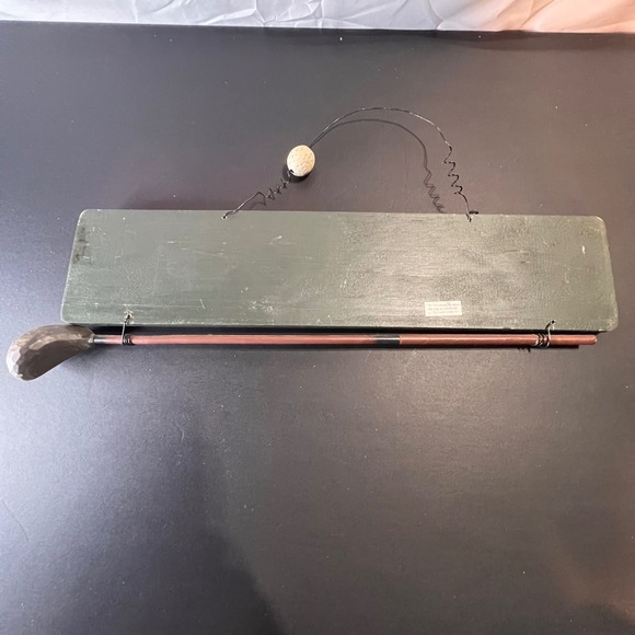 16in Golfers Welcome (others by appointment) Sign Green Rustic Wood 3D Club - Picture 3 of 3